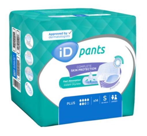 Slika iD pants Plus small - mobilne vpojne hlačke, 14 kos