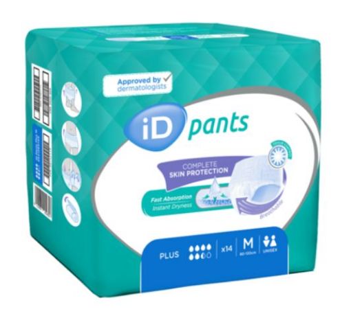 Slika iD pants Plus medium- mobilne vpojne hlačke, 14 kos