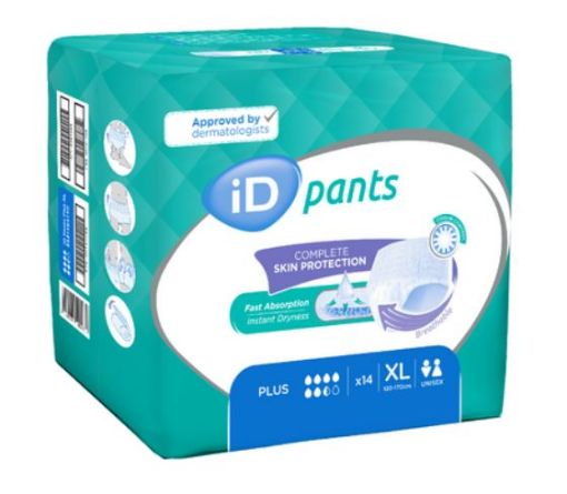 Slika iD pants XL - mobilne vpojne hlačke, 14 kos 