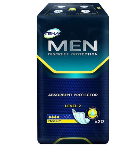 Slika Tena Men Level 2, vpojne moške predloge, 20 kos    