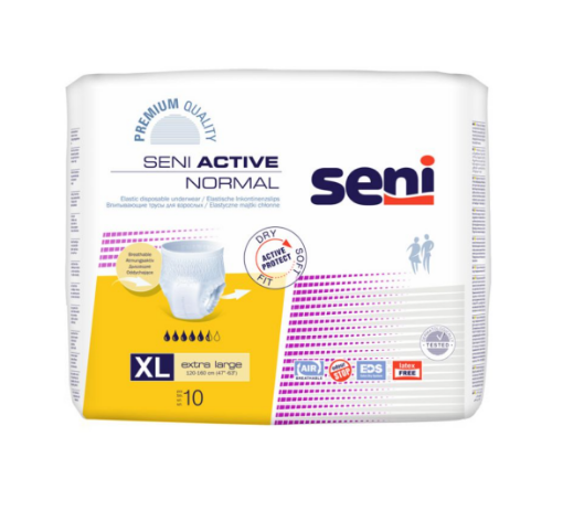 Slika Seni Active Normal XL - hlačne pleničke (5,5 kapljic), 10 kos