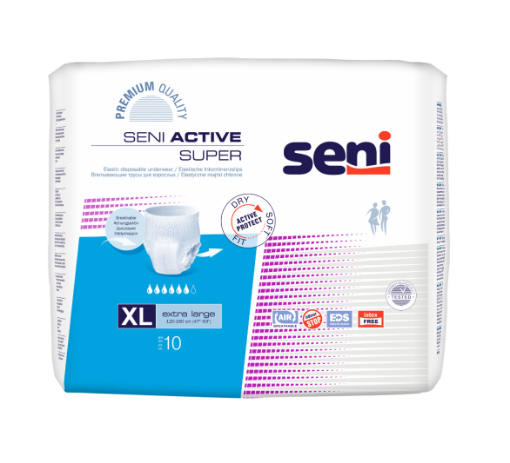 Slika Seni Active Super XL - hlačne pleničke (6 kapljic), 10 kos