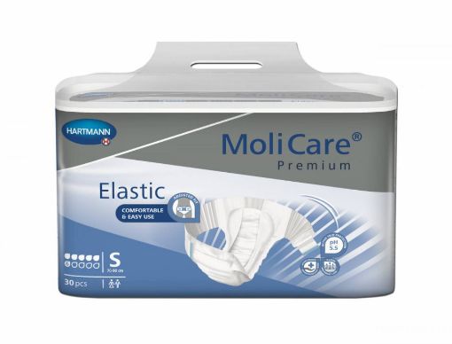 Slika Molicare Premium Elastic S 6 kapljic, dnevne plenice, 30 kos