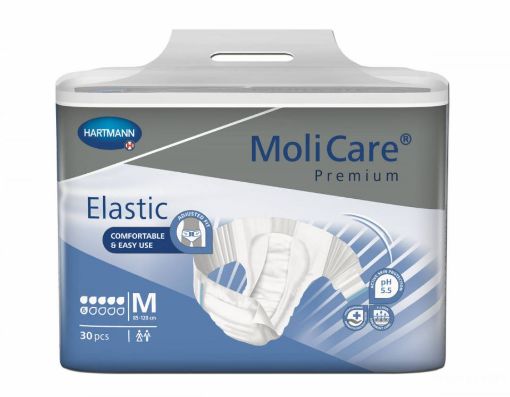 Slika Molicare Premium Elastic M 6 kapljic, dnevne plenice, 30 kos