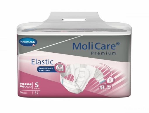 Slika Molicare Premium Elastic S 7 kapljic, nočne plenice, 30 kos