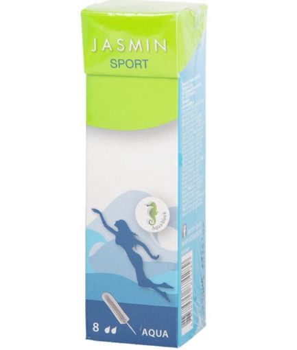 Slika Jasmin sport tamponi aqua, 8 kos