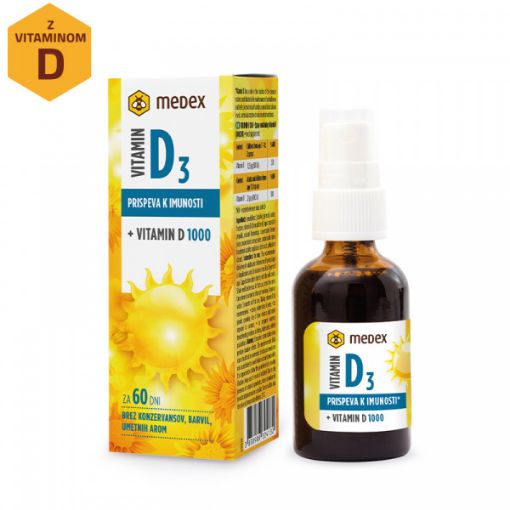 Slika Vitamin D3 1000, 30ml
