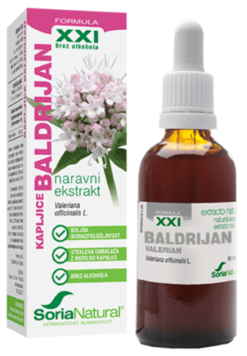 Slika Soria Natural baldrijan brezalkoholne kapljice xxl, 50 ml