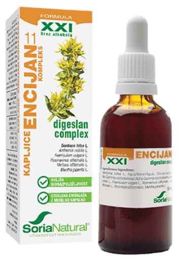 Slika Soria Natural encijan kompleks XXI brezalkoholne kapljice, 50 ml