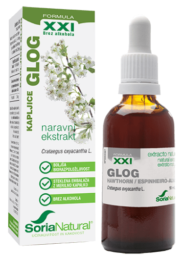 Slika Soria Natural glog brezalkoholne kapljice XXI, 50 ml