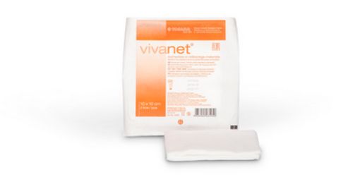 Slika Vivanet netkana kompresa 10 x 10 cm 6 slojni, 100 kos