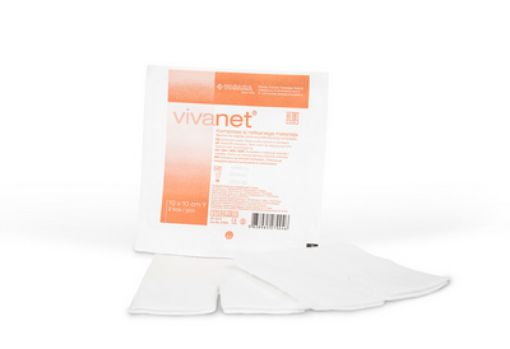 Slika Set vivanet netkana kompresa 10 x 10 cm, 50 setov