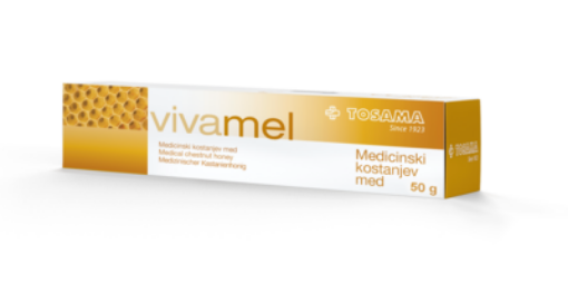 Slika Vivamel medicinski kostanjev med v tubi, steril 50 g, 1 kos