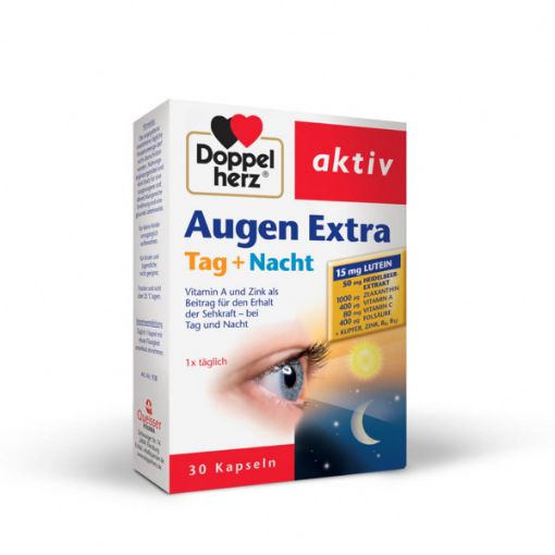 Slika Doppelherz Aktiv Augen Extra dan + noč, 30 kapsul