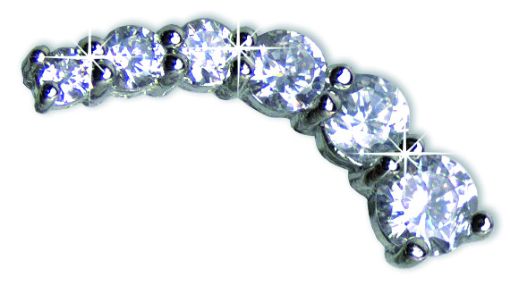 Slika Uhani Biojoux BJT 949 - 6 kristalov
