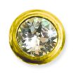 Slika Uhani Biojoux BJT 961 - Swarovski kristal z zlatim obročem