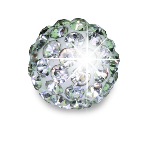 Slika Uhani Biojoux BJT 0060 - Beli kristal