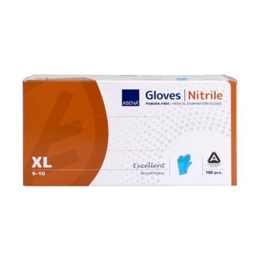 Slika Protimikrobne  nitrilne pregledne rokavice brez pudra XL 150 kosov