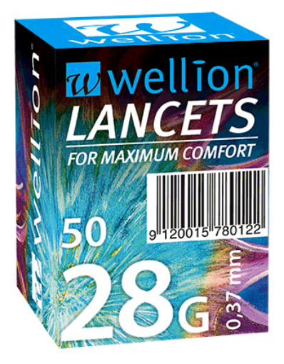 Slika Wellion lancete 28G, 50kos