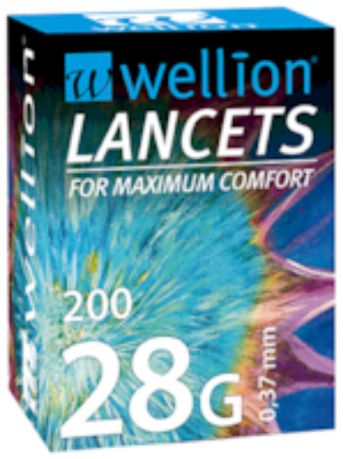 Slika Wellion lancete 28G, 200kos