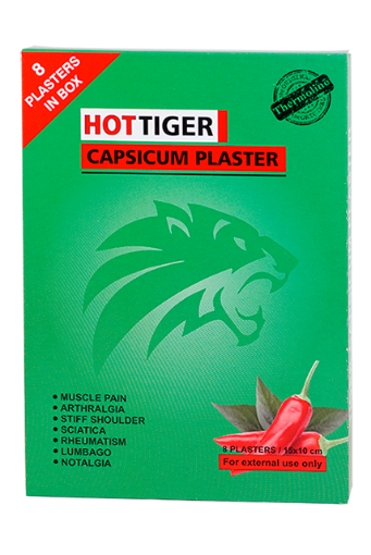 Slika Tiger Vroči Capsicum Obliži, 8x