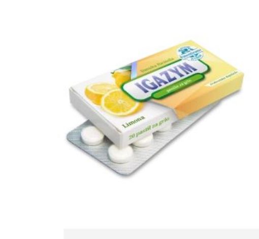 Slika Igazym pastile za grlo z okusom limone, 20 pastil