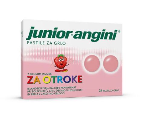 Slika Junior-angini za otroke, 24 pastil