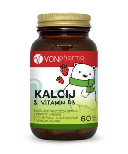 Slika Vonpharma KALCIJ & VITAMIN D3, 60 tablet