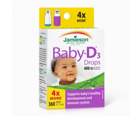 Slika Jamieson baby Vitamin D3 kapljice, 11,7 ml