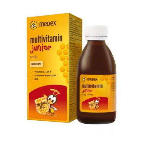 Slika Sirup Multivitamin junior (z vitaminom D), 150 ml