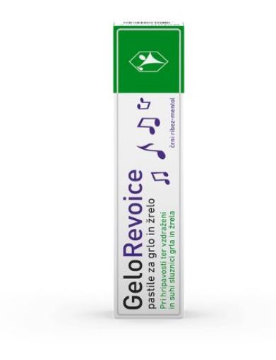 Slika  GeloRevoice pastile za grlo, črni ribez