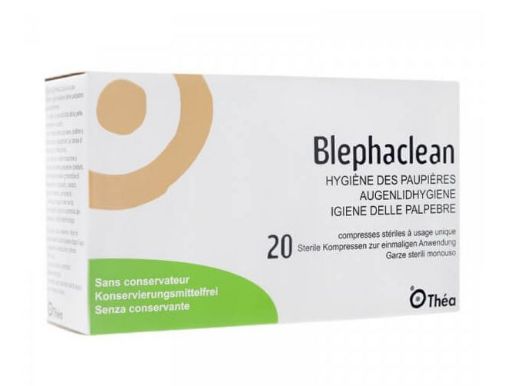 Slika Blephaclean krpica za veke, 20 sterilnih krpic