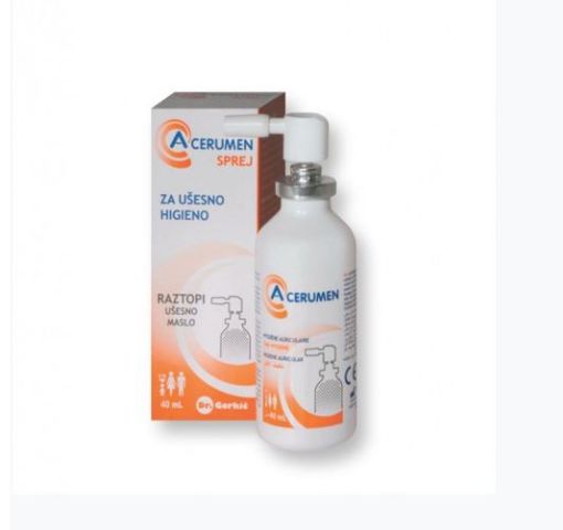 Slika A - Cerumen sprej za ušesno higieno, 40 ml