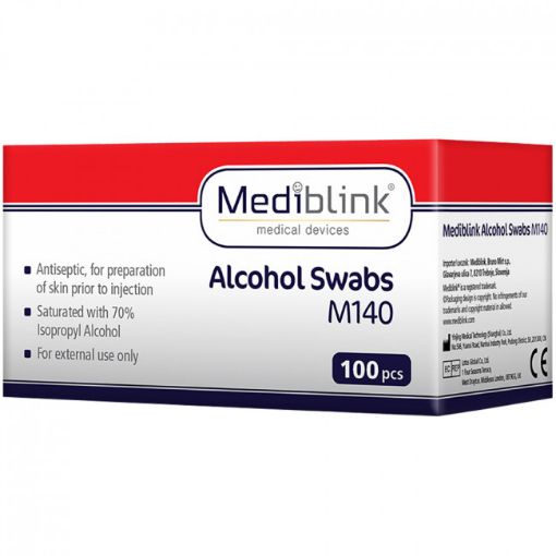 Slika Mediblink Alkoholni robčki M140, 100x