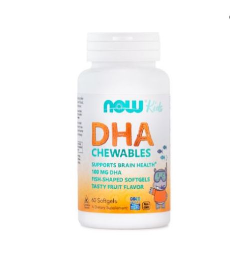 Slika Otroška omega 3 DHK 100 mg, 60 mehkih žvečljivih kapsul