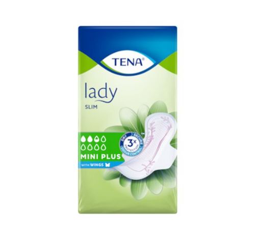 Slika Tena Slim Mini Plus Wings, tanek vložek za inkontinenco, 16 kos