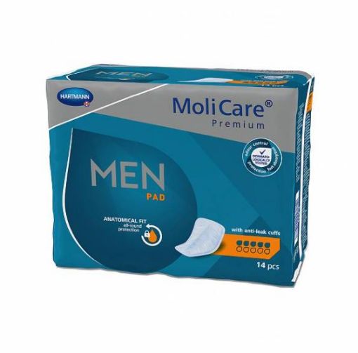 Slika MoliCare Premium Men Pad 5 kapljic, 14 kos