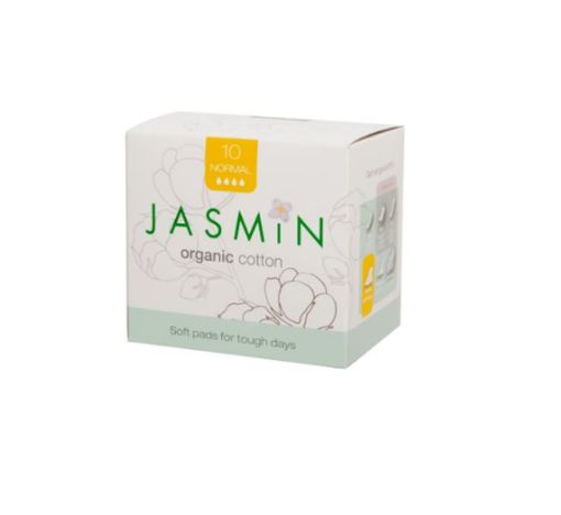 Slika Jasmin Organic Normal organski bombažni vložki, 10 kos