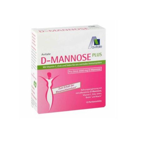Slika D-manoza PLUS 2000 mg, 15 vrečk
