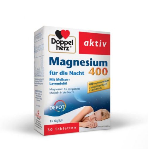 Slika Doppelherz Aktiv Magnezij za NOČ 400 DEPO, 30 tablet