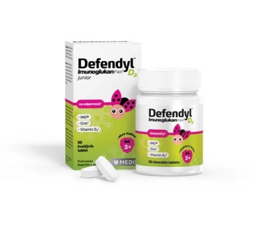 Slika Defendyl-Imunoglukan P4H D₃ junior, 30 tablet