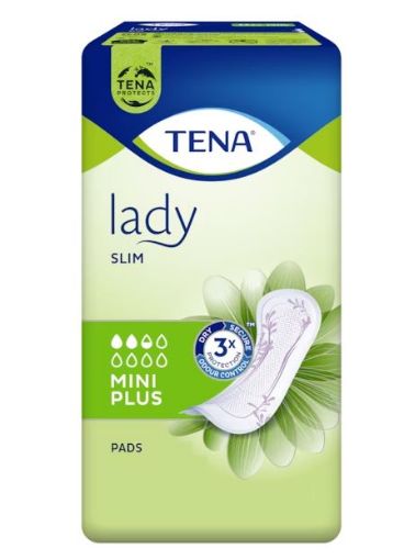 Slika  Tena Lady Slim Mini Plus, tanki vložki za inkontinenco, 16 kos 