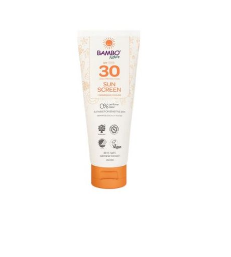 Slika Bambo natura krema za zaščito pred soncem, zaščitni faktor 30, 200ml