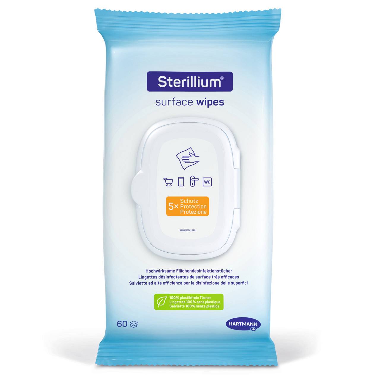 Slika Sterillium surface wipes, 60 robčkov
